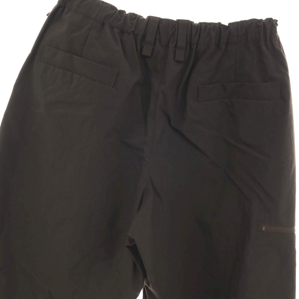 【中古】オム プリッセ イッセイミヤケ HOMME PLISSE ISSEY MIYAKE 2025年秋冬 ナイロン ワイドレッグ イージーパンツ ダークブラウン【 サイズ3 】【 状態ランクA 】【 メンズ 】 [BPD]