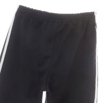 【中古】アディダス adidas ポリエステルコットン トラックパンツ ブラックxホワイト【 JPN XL 】【 状態ランクB 】【 メンズ 】