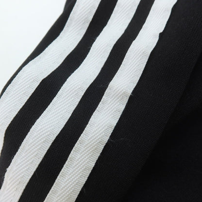 【中古】アディダス adidas ポリエステルコットン トラックパンツ ブラックxホワイト【 JPN XL 】【 状態ランクB 】【 メンズ 】