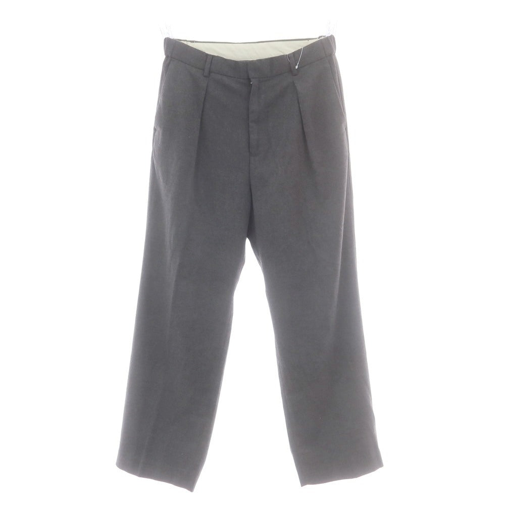 【中古】グリーンレーベルリラクシング green label relaxing ストレッチ ポリエステルレーヨン イージースラックスパンツ ミディアムグレー【 M 】【 状態ランクB 】【 メンズ 】