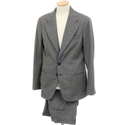 【中古】マンド Mando ポリエステルレーヨン 2つボタンスーツ セットアップ グレー【サイズ1】【 状態ランクB 】【 メンズ 】