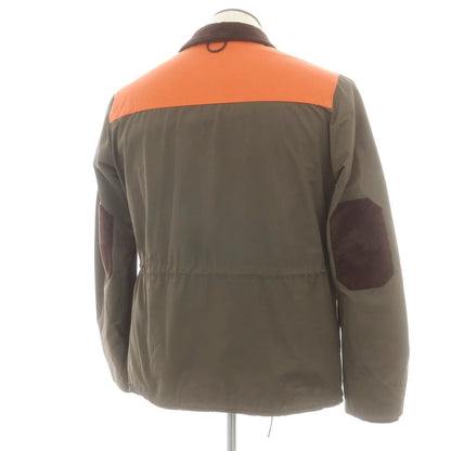 【中古】ハンティングワールド HUNTING WORLD ポリエステルコットン ハンティングジャケット オリーブxオレンジ【 L 】【 状態ランクB 】【 メンズ 】