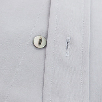 【中古】ザスタイリストジャパン The Stylist Japan ポリエステル スタンドカラー カジュアルシャツ ライトグレー【 S 】【 状態ランクB 】【 メンズ 】