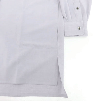 【中古】ザスタイリストジャパン The Stylist Japan ポリエステル スタンドカラー カジュアルシャツ ライトグレー【 S 】【 状態ランクB 】【 メンズ 】