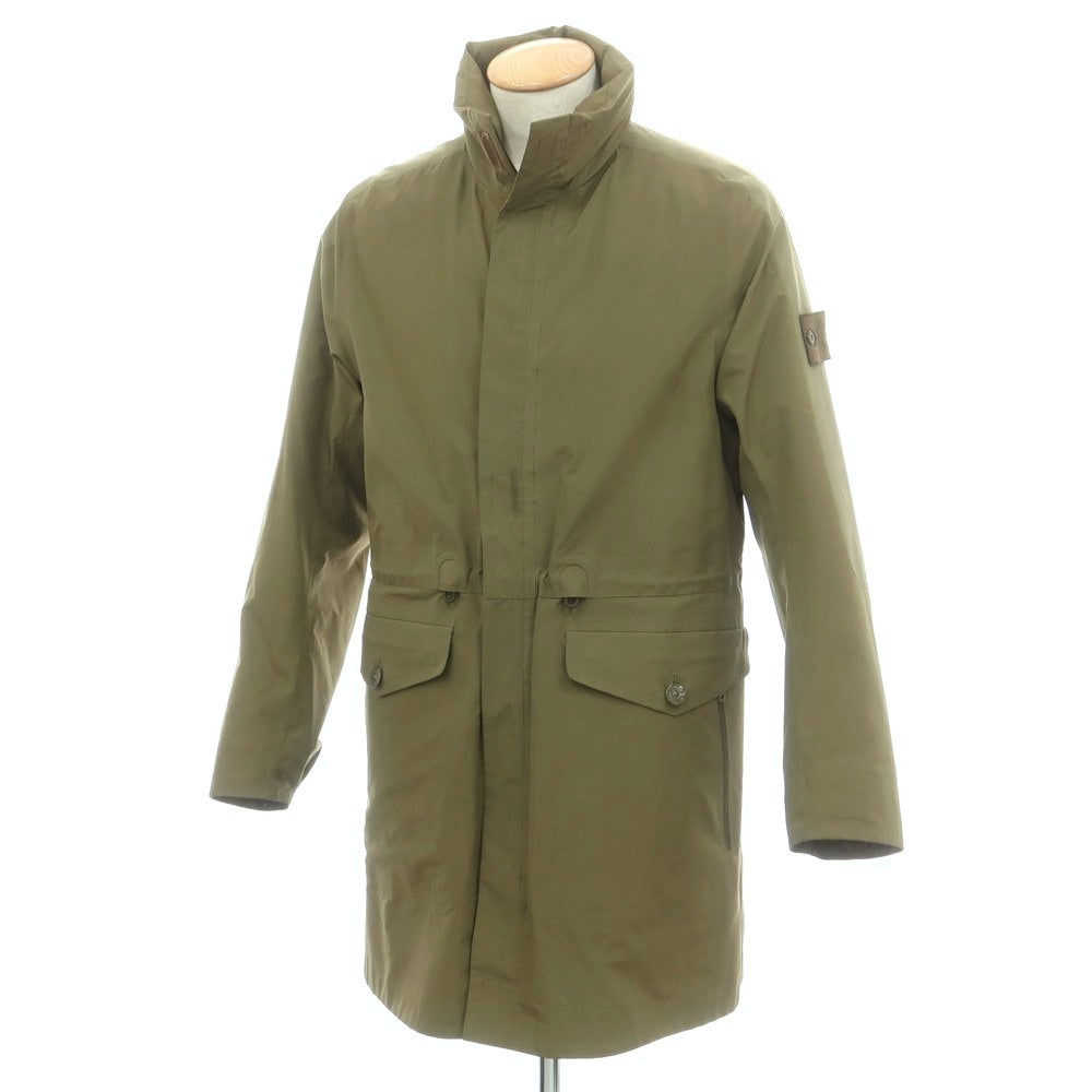 【中古】ストーンアイランド STONE ISLAND ポリエステル ダウンライナー付き ミリタリーコート オリーブグリーン【 S 】【 状態ランクC 】【 メンズ 】