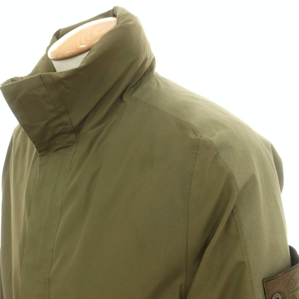 【中古】ストーンアイランド STONE ISLAND ポリエステル ダウンライナー付き ミリタリーコート オリーブグリーン【 S 】【 状態ランクC 】【 メンズ 】