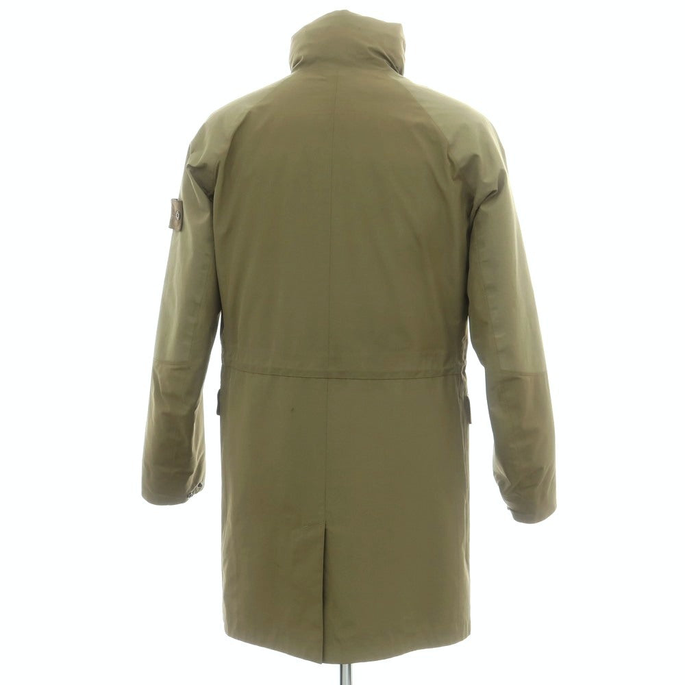 【中古】ストーンアイランド STONE ISLAND ポリエステル ダウンライナー付き ミリタリーコート オリーブグリーン【 S 】【 状態ランクC 】【 メンズ 】