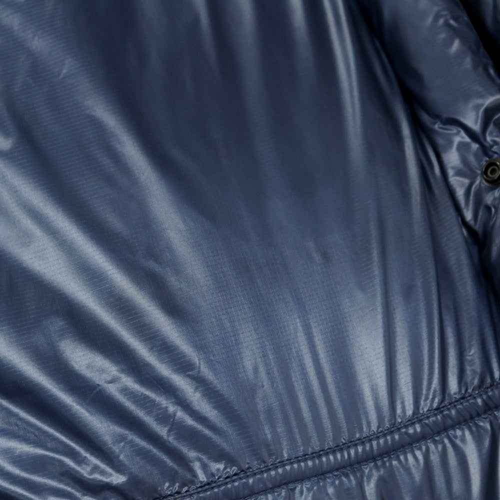 【中古】ストーンアイランド STONE ISLAND PERTEX ナイロン フーデッド ダウンコート ネイビーブルー【 M 】【 状態ランクC 】【 メンズ 】