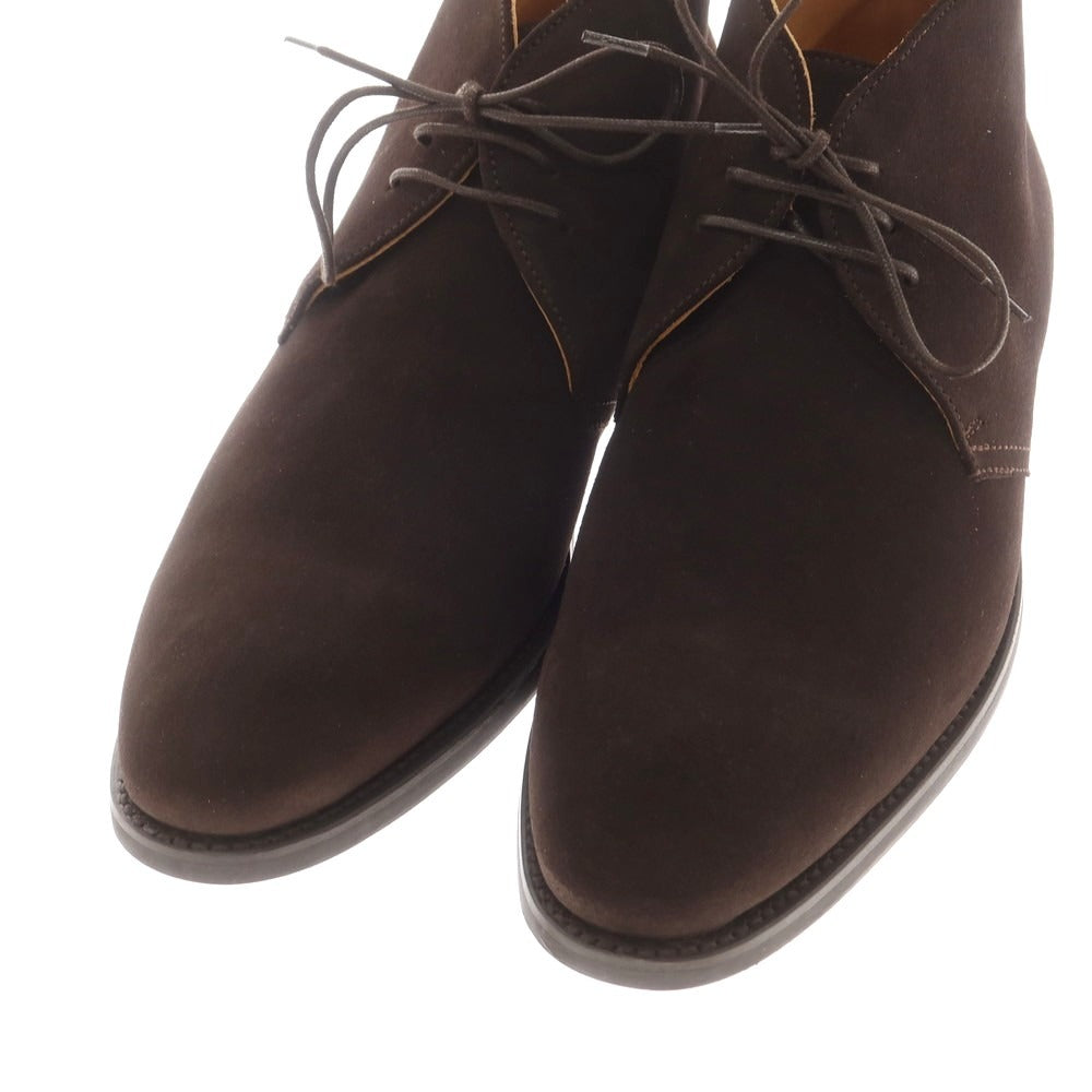 【中古】バーウィック BERWICK スエード ブーツ ダークブラウン【 8 】【 状態ランクA 】【 メンズ 】