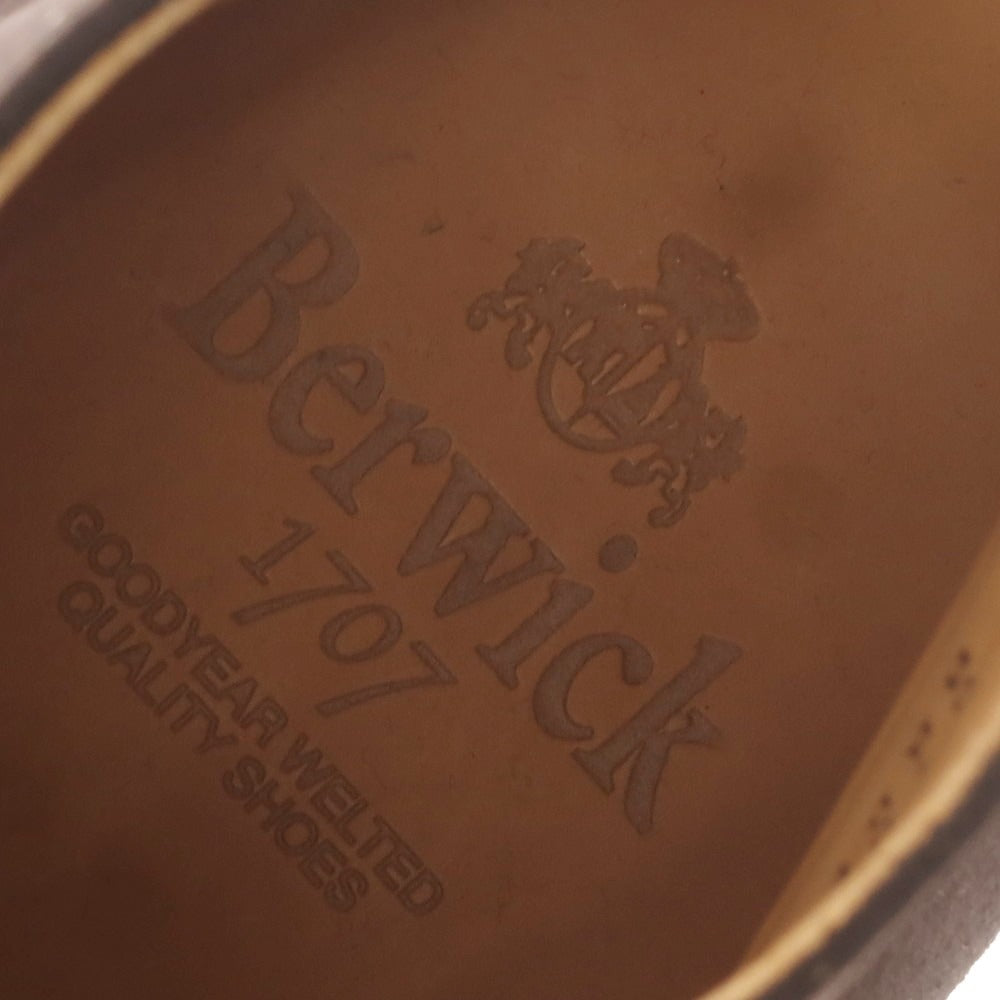 【中古】バーウィック BERWICK スエード ブーツ ダークブラウン【 サイズ8 】【 状態ランクA 】【 メンズ 】 [APD]