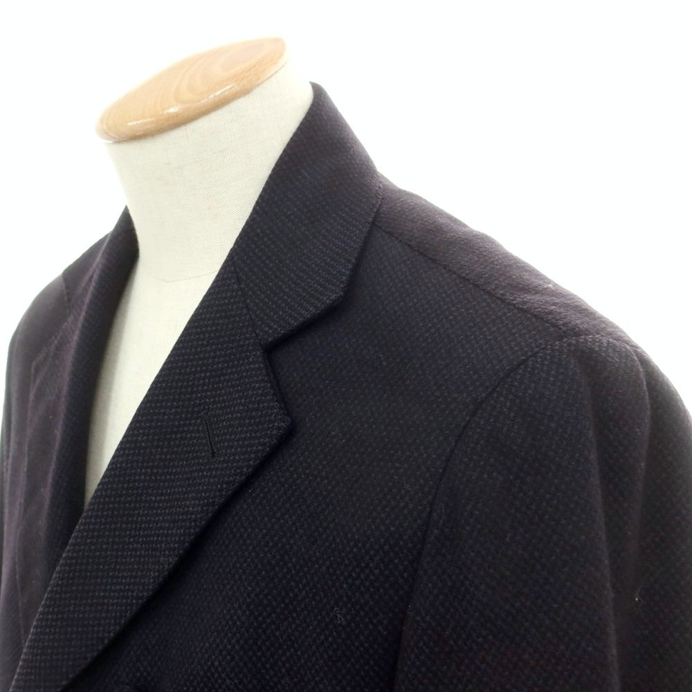 【中古】サルトリアパルマ Sartoria Parma BEAMS F別注 ウール チェスターフィールドコート ダークネイビー【 44 】【 状態ランクB 】【 メンズ 】