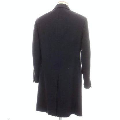【中古】サルトリアパルマ Sartoria Parma BEAMS F別注 ウール チェスターフィールドコート ダークネイビー【 44 】【 状態ランクB 】【 メンズ 】