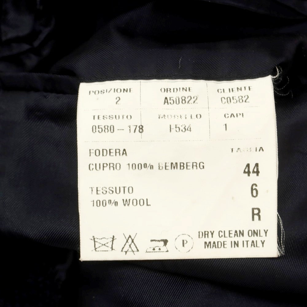 【中古】サルトリアパルマ Sartoria Parma BEAMS F別注 ウール チェスターフィールドコート ダークネイビー【 44 】【 状態ランクB 】【 メンズ 】