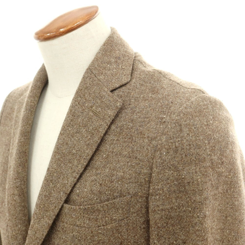 【中古】ルビアム LUBIAM ウール テーラードジャケット ブラウン系【 46 】【 状態ランクB 】【 メンズ 】