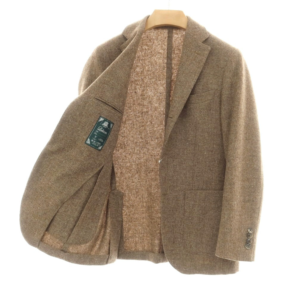 【中古】ルビアム LUBIAM ウール テーラードジャケット ブラウン系【 46 】【 状態ランクB 】【 メンズ 】