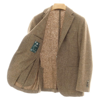 【中古】ルビアム LUBIAM ウール テーラードジャケット ブラウン系【 46 】【 状態ランクB 】【 メンズ 】