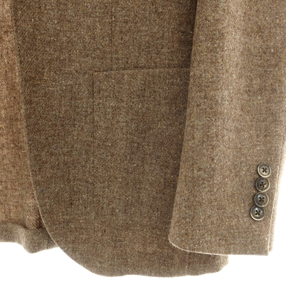【中古】ルビアム LUBIAM ウール テーラードジャケット ブラウン系【 46 】【 状態ランクB 】【 メンズ 】