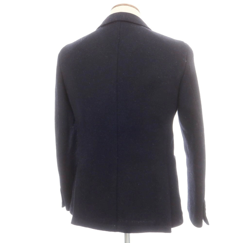 【中古】アルテア Altea ハリスツイードウール テーラードジャケット ダークネイビー【 46 】【 状態ランクC 】【 メンズ 】