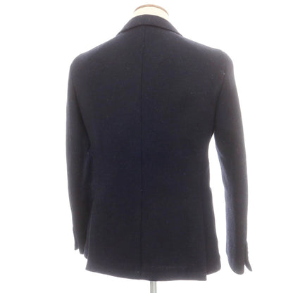 【中古】アルテア Altea ハリスツイードウール テーラードジャケット ダークネイビー【 46 】【 状態ランクC 】【 メンズ 】
