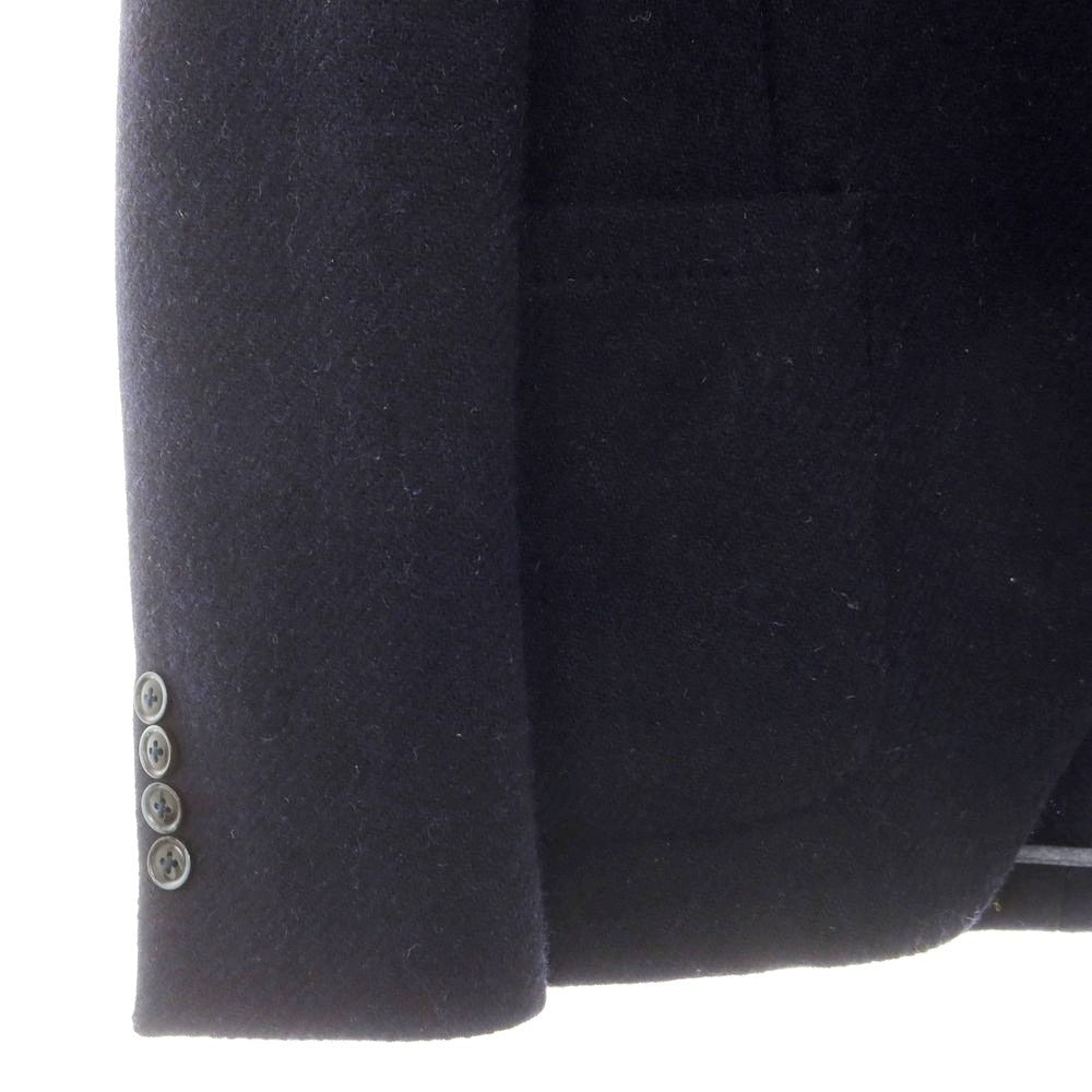 【中古】アルテア Altea ハリスツイードウール テーラードジャケット ダークネイビー【 46 】【 状態ランクC 】【 メンズ 】