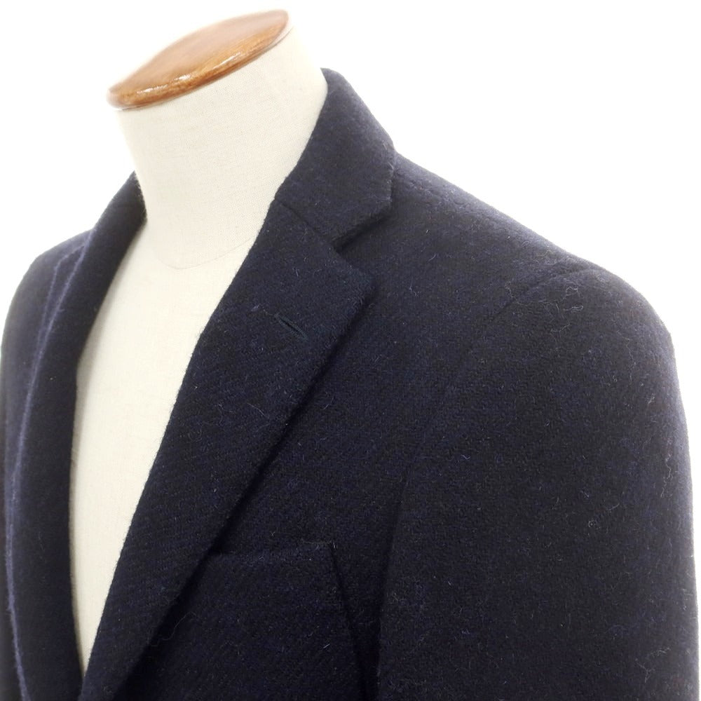【中古】アルテア Altea ハリスツイードウール テーラードジャケット ダークネイビー【 46 】【 状態ランクC 】【 メンズ 】