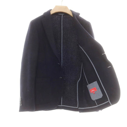 【中古】アルテア Altea ハリスツイードウール テーラードジャケット ダークネイビー【 46 】【 状態ランクC 】【 メンズ 】