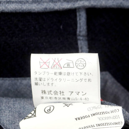 【中古】アルテア Altea ハリスツイードウール テーラードジャケット ダークネイビー【 46 】【 状態ランクC 】【 メンズ 】