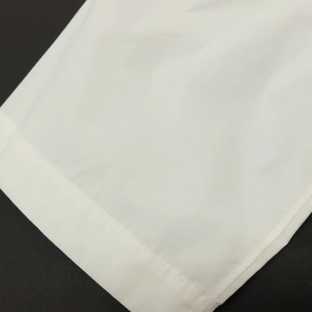 【中古】トゥモローランド TOMORROWLAND tricot コットンポリエステル ニット切り替え 半袖シャツ ホワイトxネイビー【サイズXS】【 状態ランクC 】【 メンズ 】