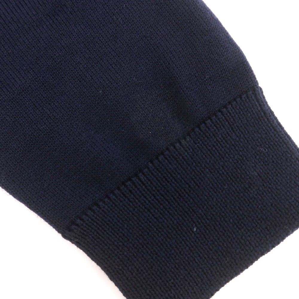 【中古】ロベルトコリーナ ROBERTO COLLINA ハイゲージ ウール カーディガン ネイビー【 46 】【 状態ランクC 】【 メンズ 】