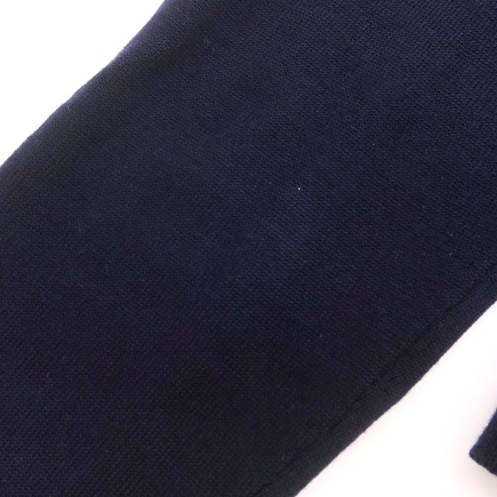 【中古】ロベルトコリーナ ROBERTO COLLINA ハイゲージ ウール カーディガン ネイビー【 46 】【 状態ランクC 】【 メンズ 】