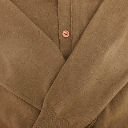 【中古】アレッサンドロルッピ Alessandro Luppi ハイゲージ ウール カーディガン ブラウン【 S 】【 状態ランクC 】【 メンズ 】