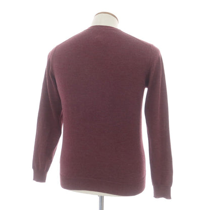 【中古】ザノーネ ZANONE ハイゲージ ウール カーディガン パープル【 46 】【 状態ランクC 】【 メンズ 】