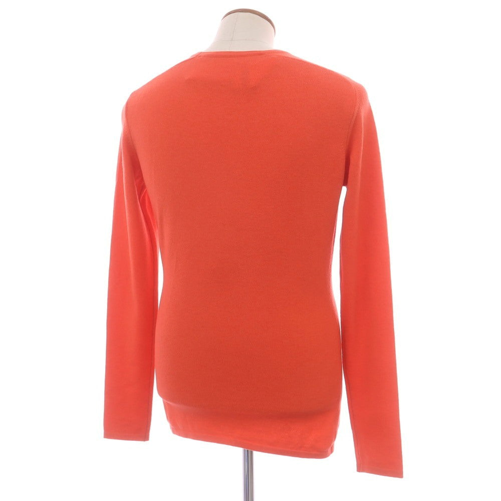 【中古】キャロルクリスチャンポエル Carol Christian Poell ストレッチ ウール クルーネック プルオーバーニット オレンジ【 48 】【 状態ランクB 】【 メンズ 】