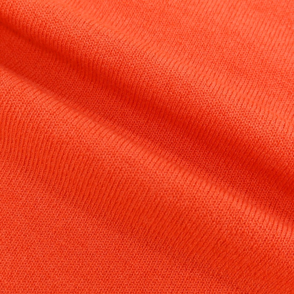 【中古】キャロルクリスチャンポエル Carol Christian Poell ストレッチ ウール クルーネック プルオーバーニット オレンジ【 48 】【 状態ランクB 】【 メンズ 】