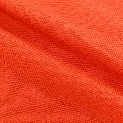 【中古】キャロルクリスチャンポエル Carol Christian Poell ストレッチ ウール クルーネック プルオーバーニット オレンジ【 48 】【 状態ランクB 】【 メンズ 】