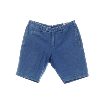 【中古】ジーティーアー ツイステッド G.T.A TWISTED コットンリネン ショートパンツ ブルー【サイズ48】【 状態ランクC 】【 メンズ 】