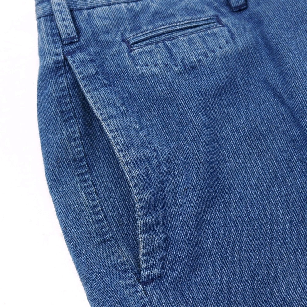 【中古】ジーティーアー ツイステッド G.T.A TWISTED コットンリネン ショートパンツ ブルー【サイズ48】【 状態ランクC 】【 メンズ 】
