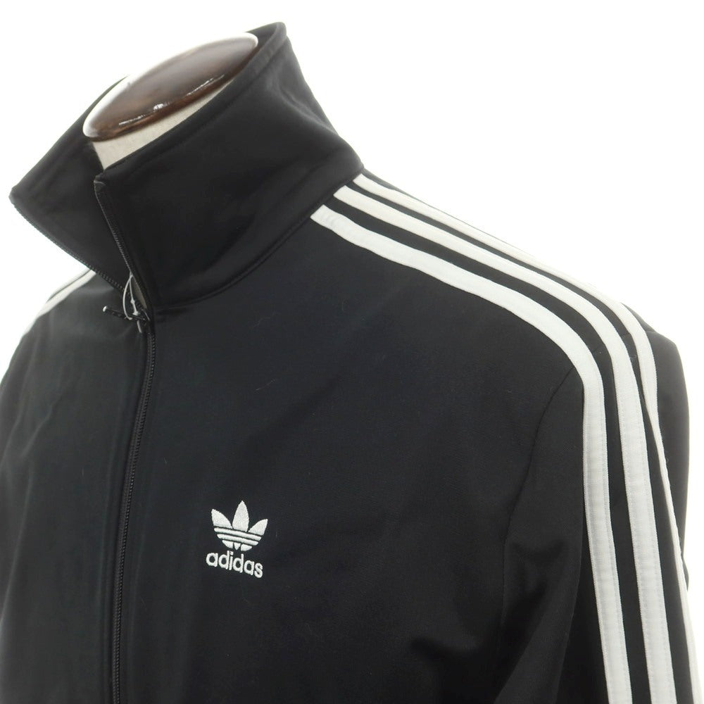 【中古】アディダス adidas ポリエステル トラックジャケット ジャージ ブラック【 J XL 】【 状態ランクB 】【 メンズ 】