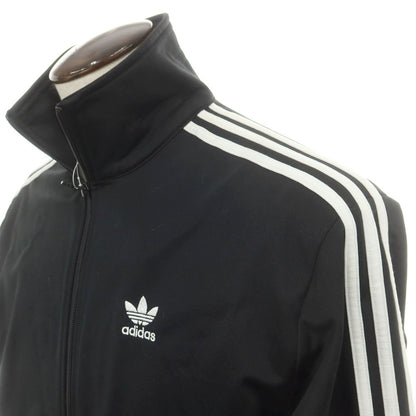 【中古】アディダス adidas ポリエステル トラックジャケット ジャージ ブラック【 J XL 】【 状態ランクB 】【 メンズ 】