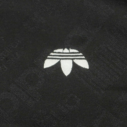 【中古】アディダス adidas × Alexander Wang ストレッチ ポリエステル ジャカード トラックジャケット ジャージ ブラック【 J 2XO 】【 状態ランクC 】【 メンズ 】