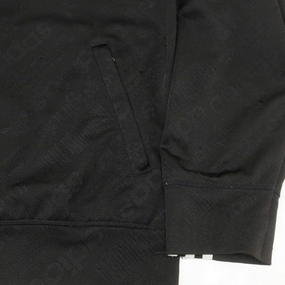 【中古】アディダス adidas × Alexander Wang ストレッチ ポリエステル ジャカード トラックジャケット ジャージ ブラック【 J 2XO 】【 状態ランクC 】【 メンズ 】