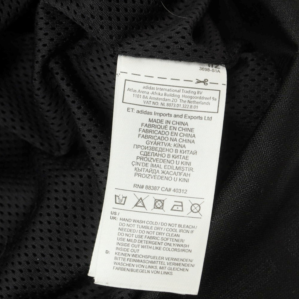 【中古】アディダス adidas × Alexander Wang ストレッチ ポリエステル ジャカード トラックジャケット ジャージ ブラック【 J 2XO 】【 状態ランクC 】【 メンズ 】