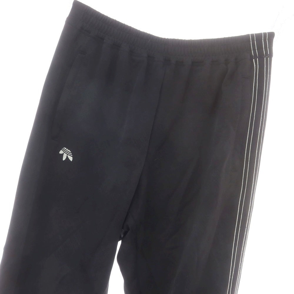 【中古】アディダス adidas × Alexander Wang ストレッチポリエステル サイドスナップボタン トラックパンツ ブラック【 JPN O 】【 状態ランクC 】【 メンズ 】