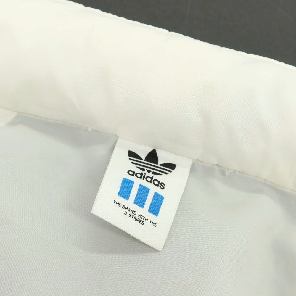【中古】アディダス adidas 90’s ポリエステル ウインドブレーカー ホワイト【 O-XO 】【 状態ランクC 】【 メンズ 】
