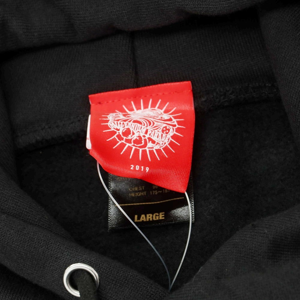 【中古】ミレニアムパレード millennium parade コットンポリエステル プルオーバー パーカー ブラック【 L 】【 状態ランクB 】【 メンズ 】