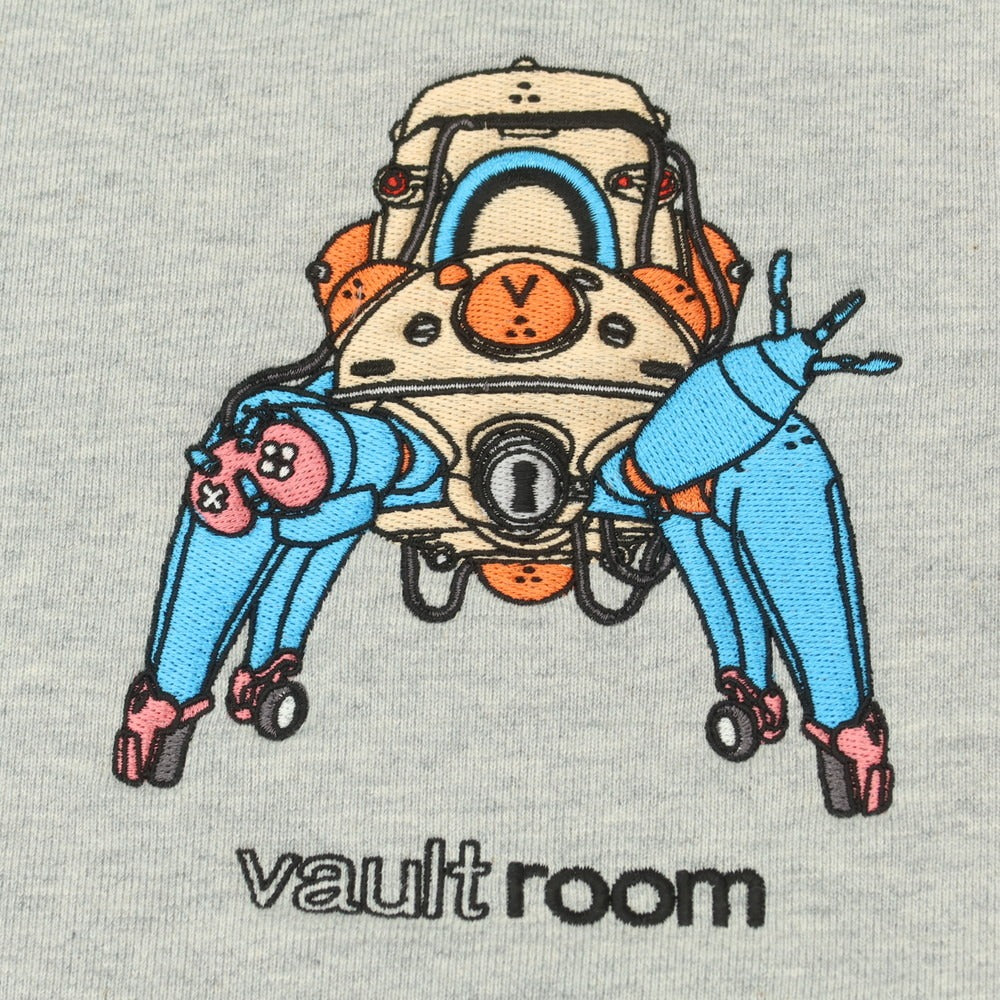 【中古】【未使用】ボルトルーム vaultroom × 攻殻機動隊S.A.C. コットン プルオーバー パーカー グレー【 L 】【 状態ランクS 】【 ユニセックス 】