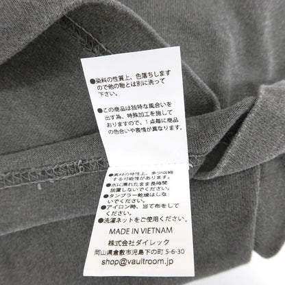 【中古】【未使用】ボルトルーム vaultroom ×Monster Hunter AIROU TEE コットン クルーネック 半袖Ｔシャツ グレー【サイズL】【 状態ランクS 】【 ユニセックス 】