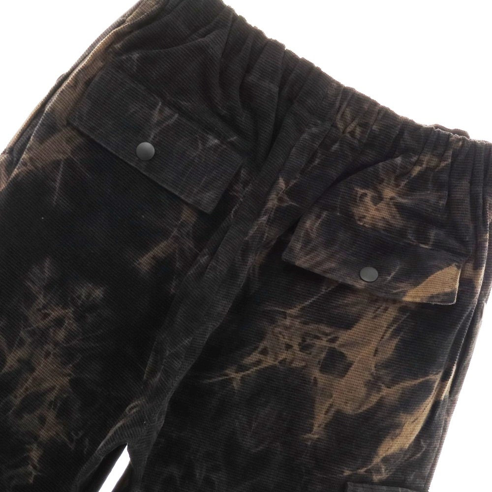 【中古】ボルトルーム vaultroom コットン ブロックコーデュロイ イージーカーゴパンツ ブラックxブラウン【 S 】【 状態ランクA 】【 ユニセックス 】