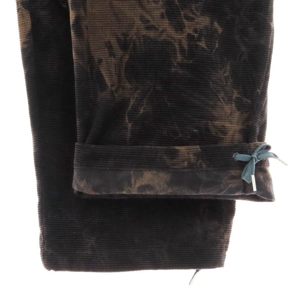 【中古】ボルトルーム vaultroom コットン ブロックコーデュロイ イージーカーゴパンツ ブラックxブラウン【 S 】【 状態ランクA 】【 ユニセックス 】