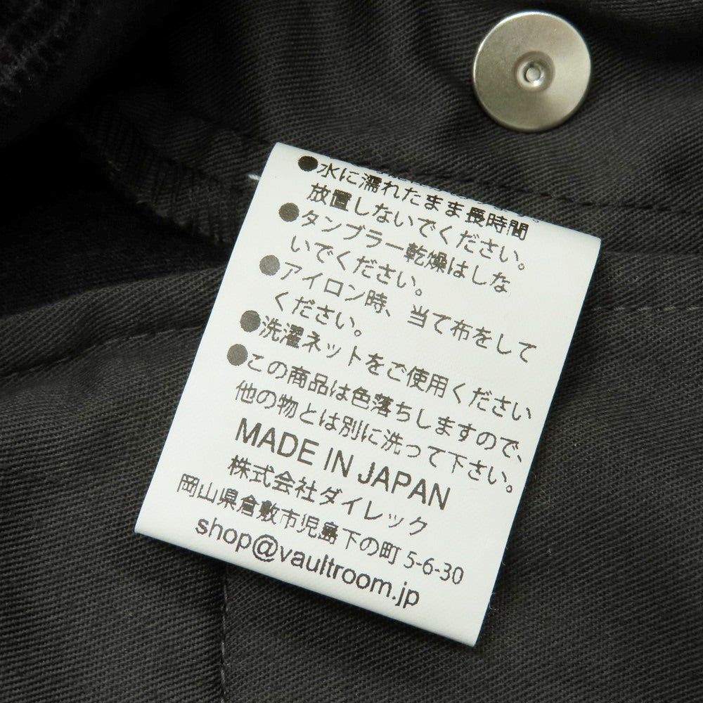 【中古】ボルトルーム vaultroom コットン ブロックコーデュロイ イージーカーゴパンツ ブラックxブラウン【 S 】【 状態ランクA 】【 ユニセックス 】